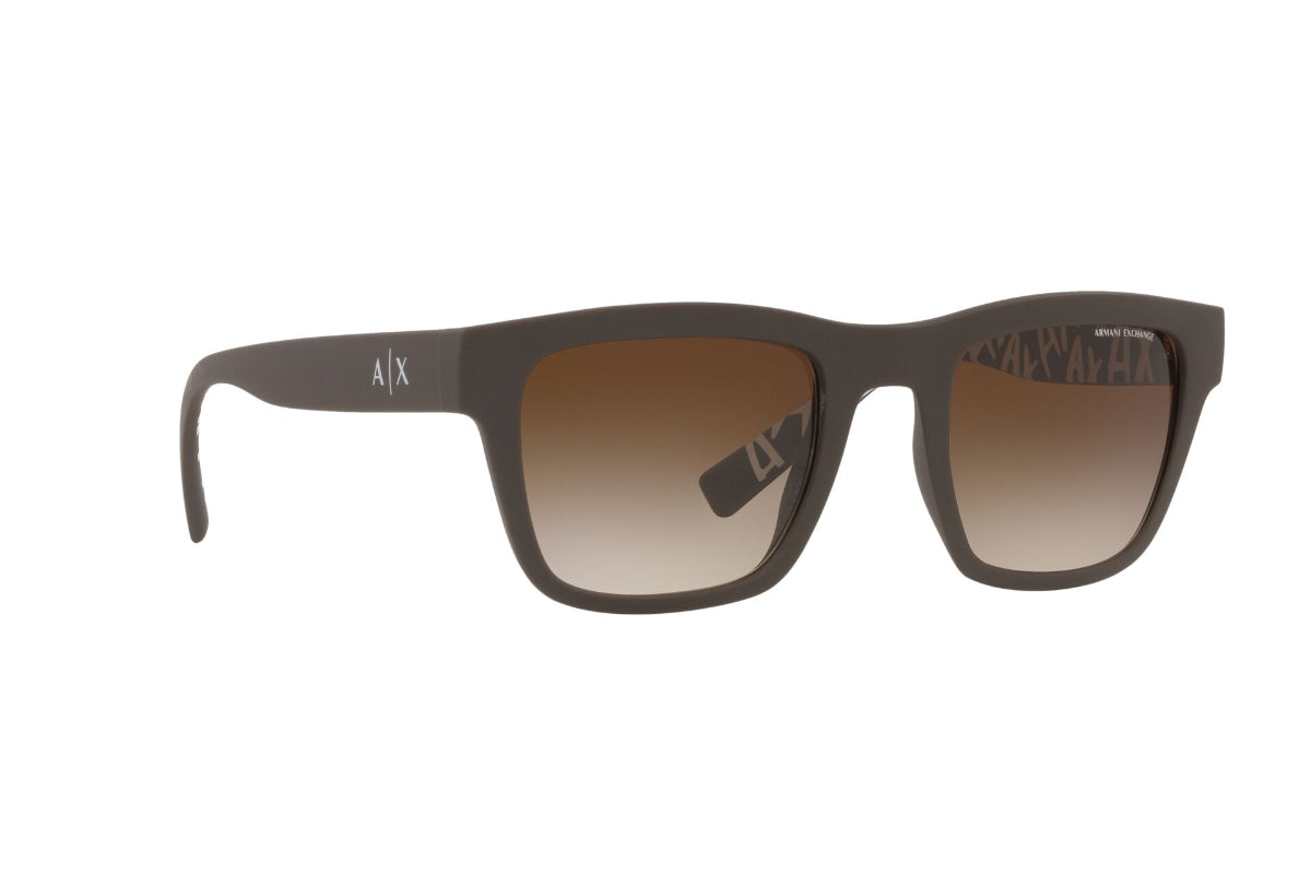 Lentes de Sol Matte Brown Exchange Armani