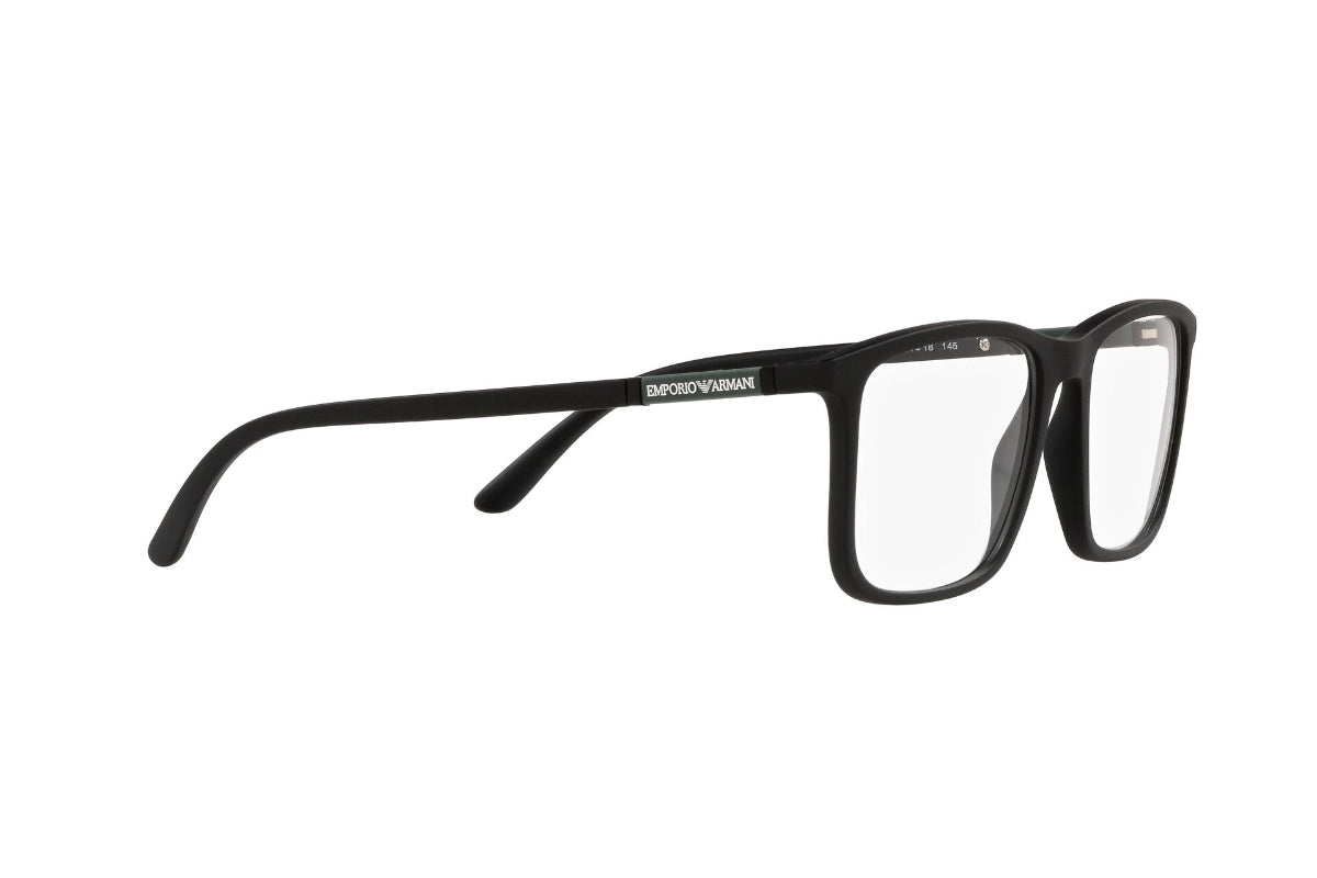 Lentes Ópticos Matte Black Emporio Armani
