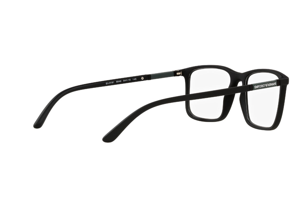 Lentes Ópticos Matte Black Emporio Armani