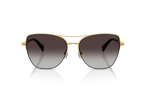 Michael Kors Lentes de Sol Dorado Beach Degradados MK1163