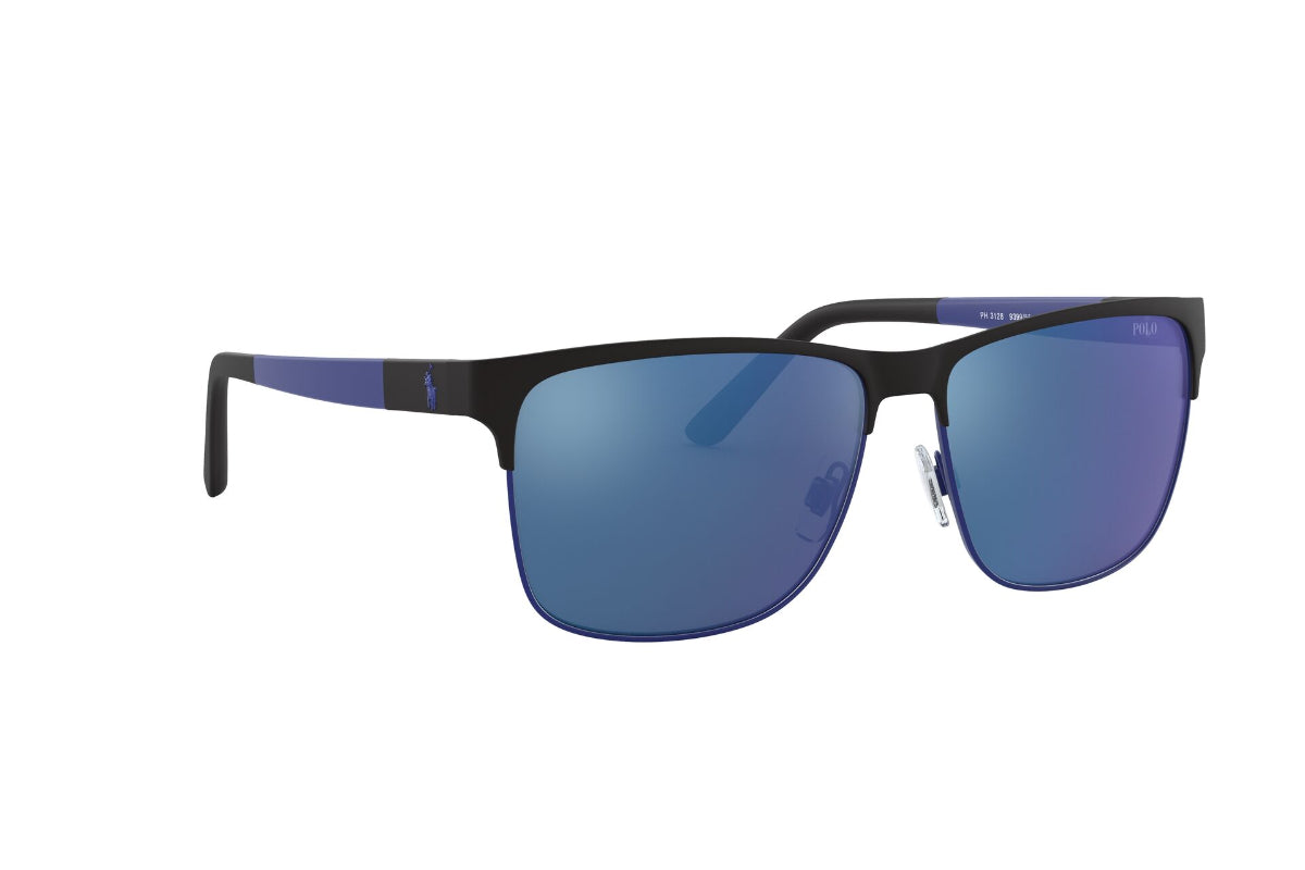 Lentes de Sol Matte Black On Matte Royal Polo