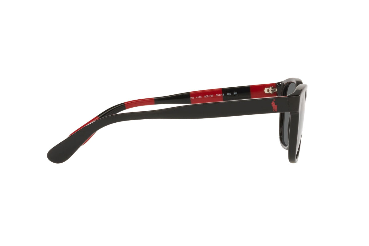 Lentes de Sol Shiny Black Polo Ralph Lauren