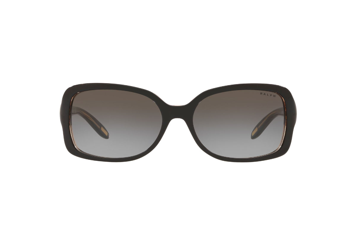 Lentes de Sol Shiny Black On Transp Brown Ralph