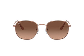 Lentes De Sol Hexagonal BronceCobre Ray-Ban