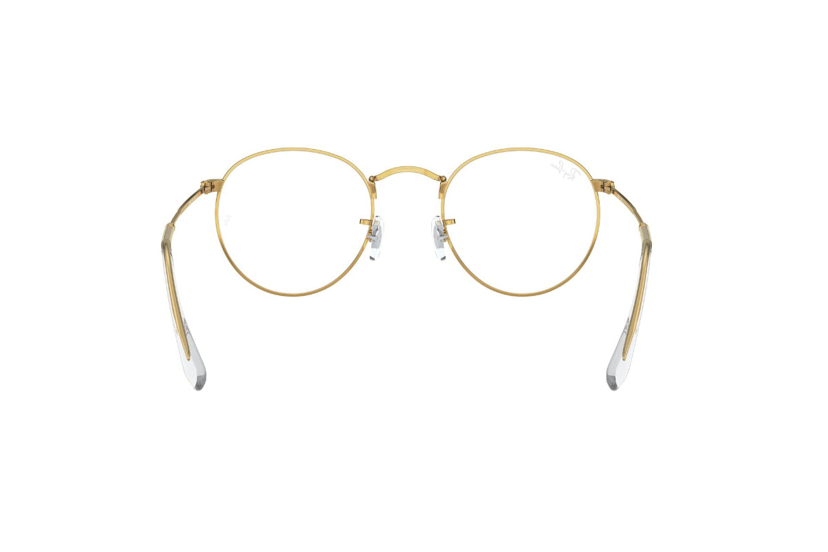 Lentes Ópticos Round White Gold Ray-Ban