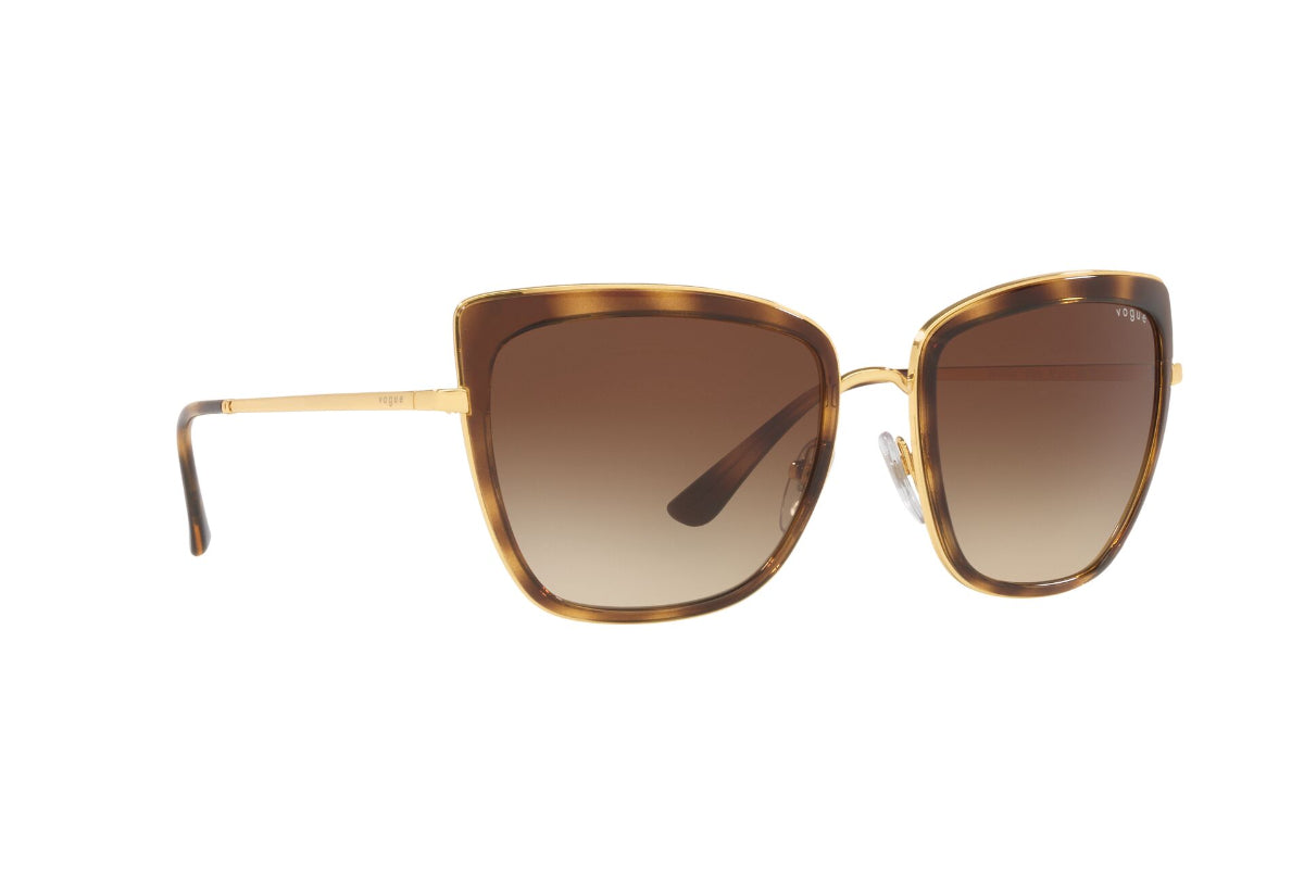 Lentes de Sol Gold Havana Vogue Eyewear