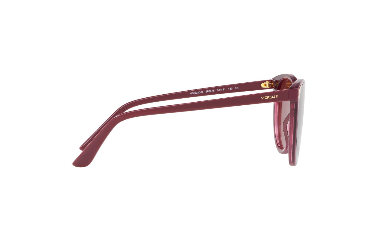 Lentes de Sol Top Dark Red Transparent  Vogue