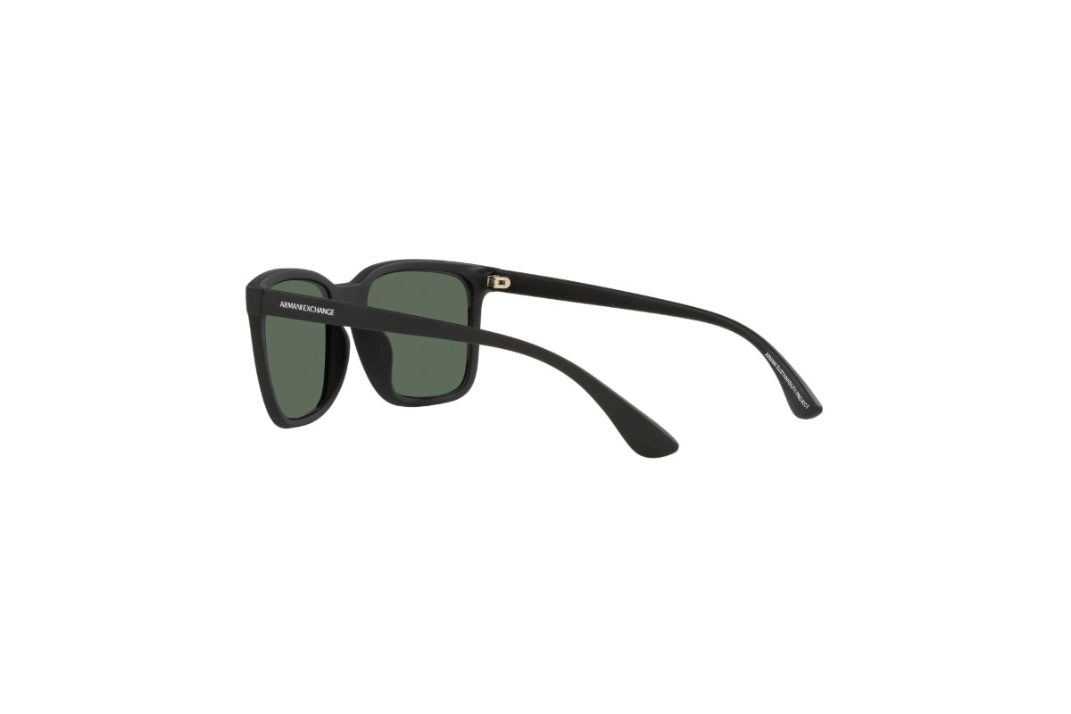 Lentes de Sol Matte Negro Armani Exchange Sustentable