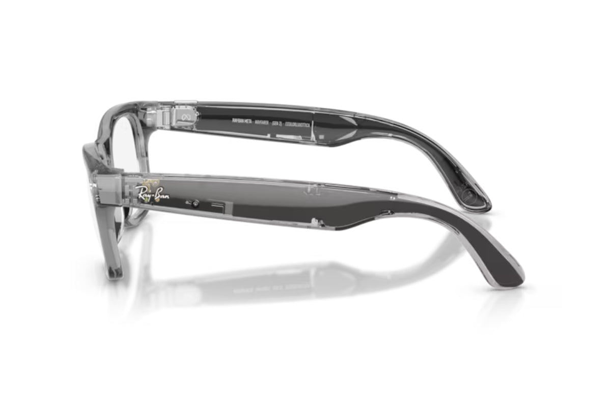 Lentes Inteligentes Wayfarer Gen 2 Transitions Zafiro Filtro de Luz Azul Ray-Ban Meta