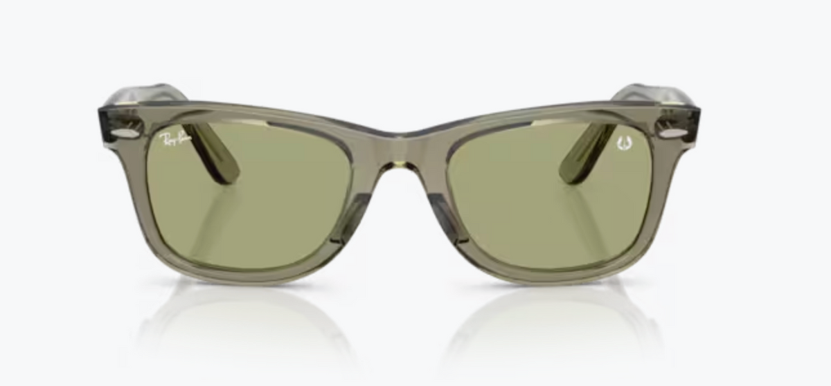 2 Lentes de repuesto para Ray-Ban RB2140 WAYFARER Verde medida 50