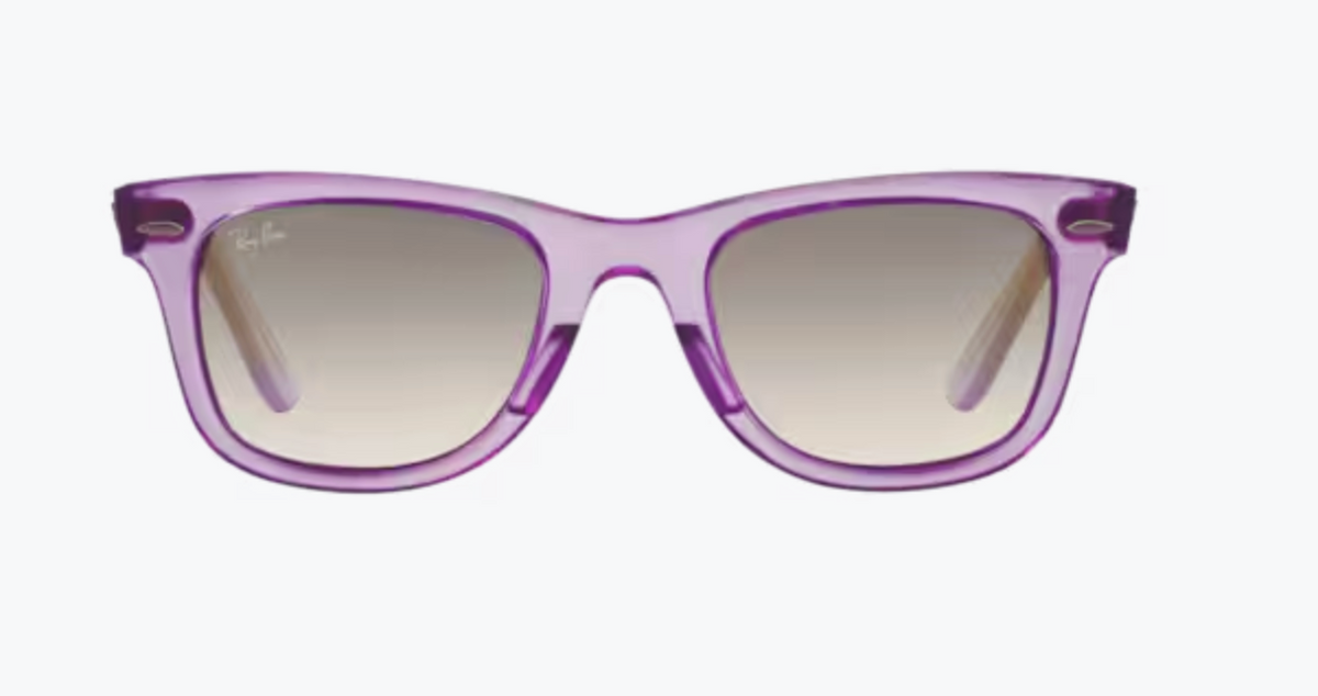 2 Lentes de repuesto para Ray-Ban RB2140 WAYFARER Gris Degrade medida 50