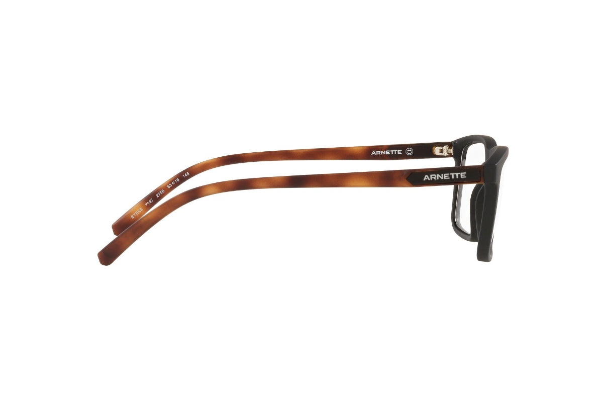 Lentes Ópticos Eyeke Matte Black Arnette Sustentable
