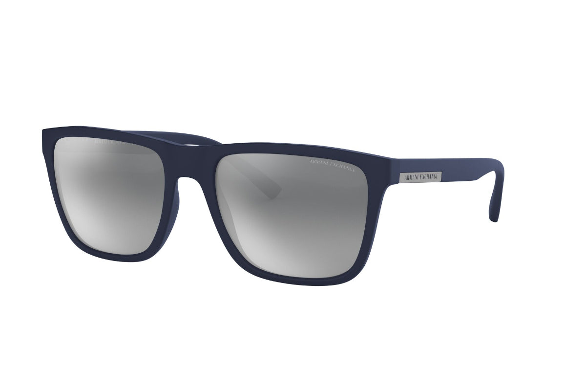 Lentes de Sol Rectangular Matte Navy Armani Exchange