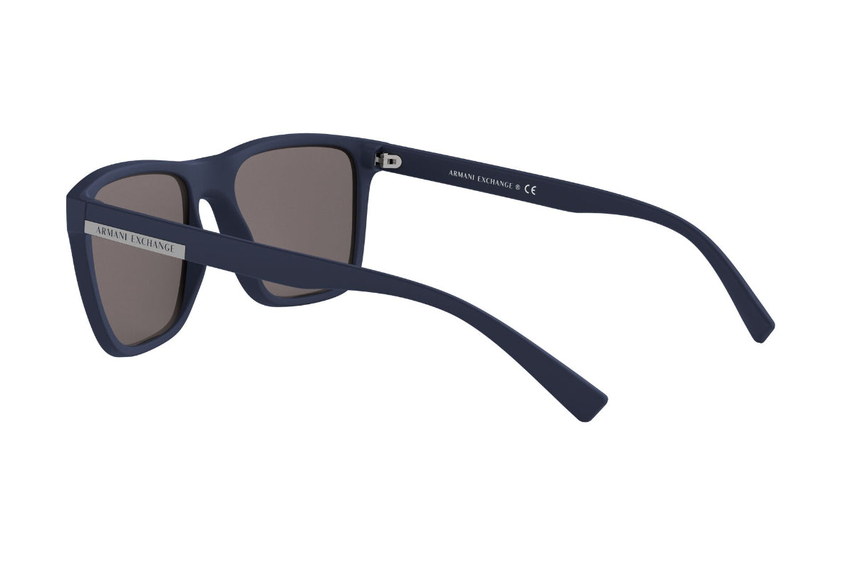 Lentes de Sol Rectangular Matte Navy Armani Exchange