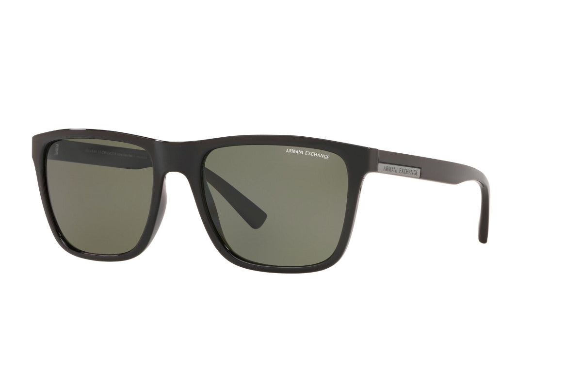 Lentes De Sol Shiny Black Polarizados Armani Exchange