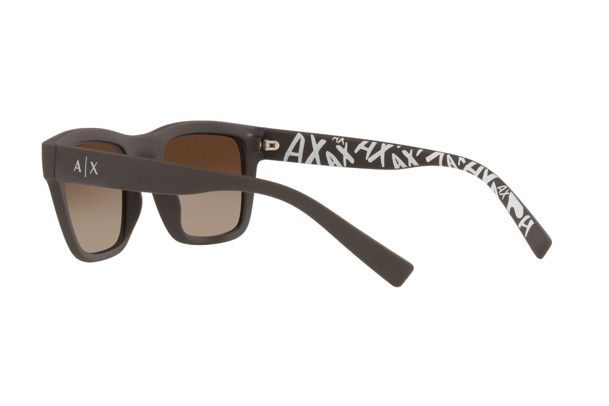 Lentes de Sol Matte Brown Exchange Armani