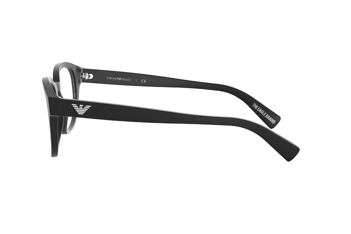 Lentes Ópticos Matte Black Emporio Armani