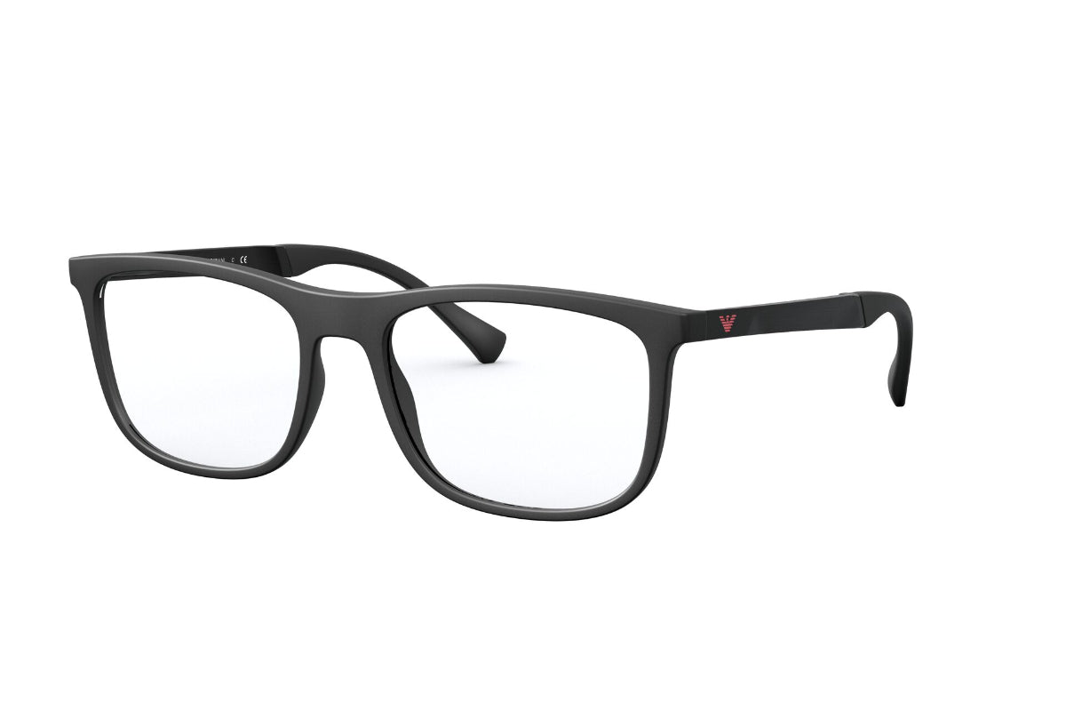 Lentes Opticos Black Rubber Emporio Armani