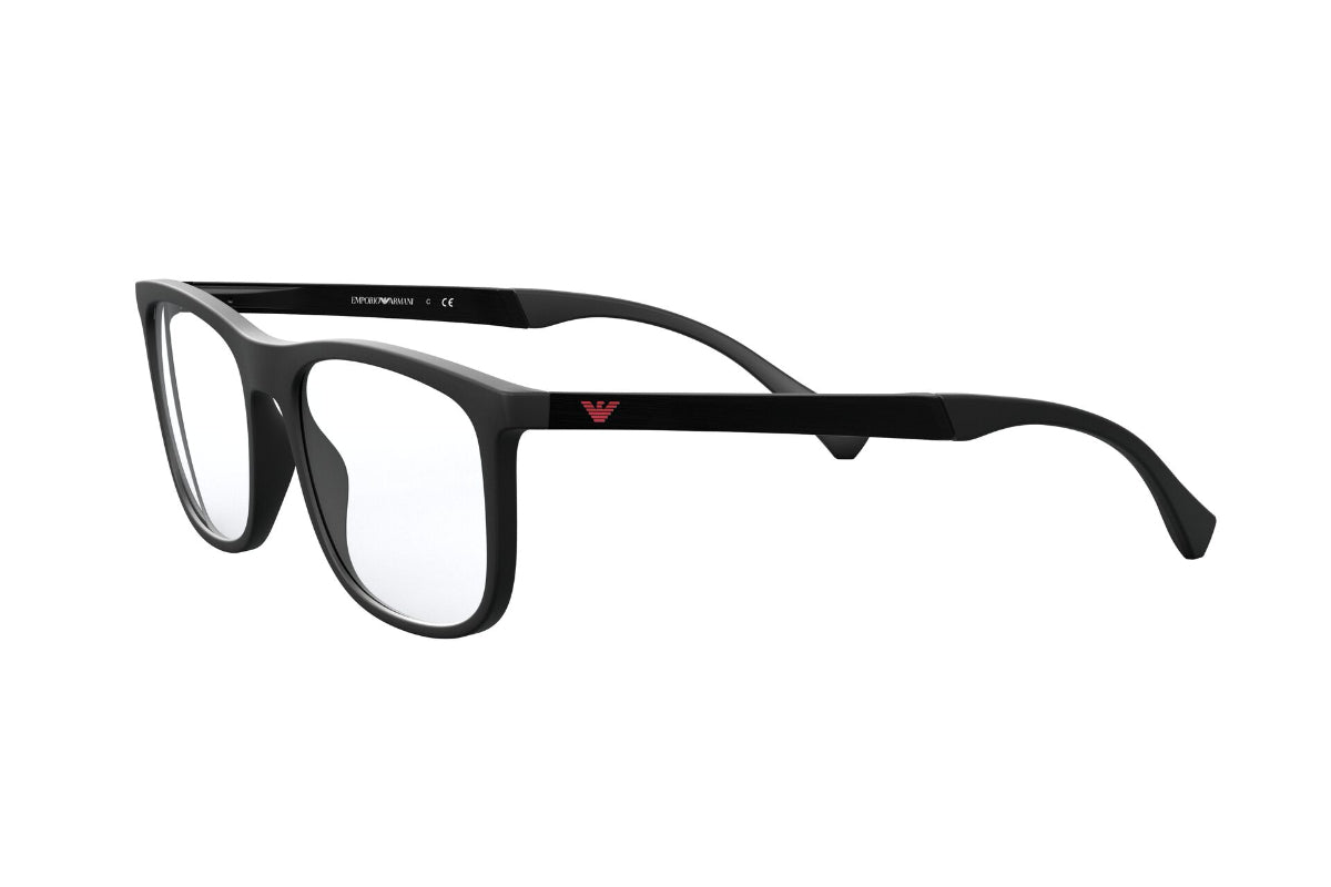 Lentes Opticos Black Rubber Emporio Armani