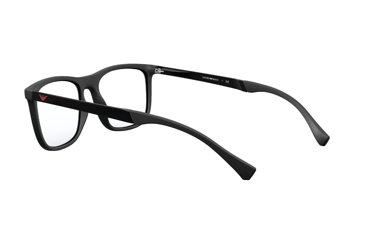 Lentes Opticos Black Rubber Emporio Armani