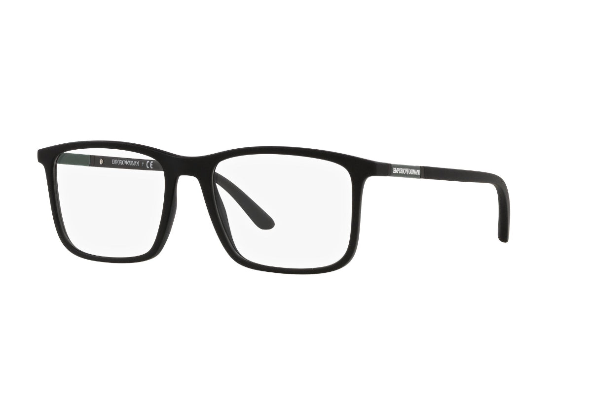 Lentes Ópticos Matte Black Emporio Armani