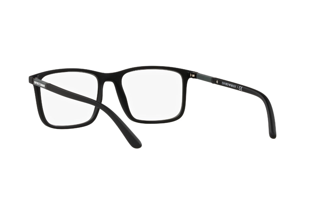 Lentes Ópticos Matte Black Emporio Armani