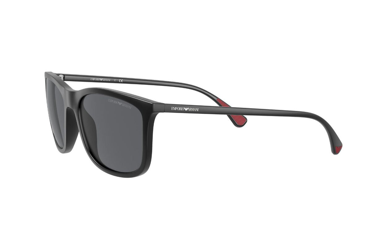 Lentes de Sol Matte Black Emporio Armani