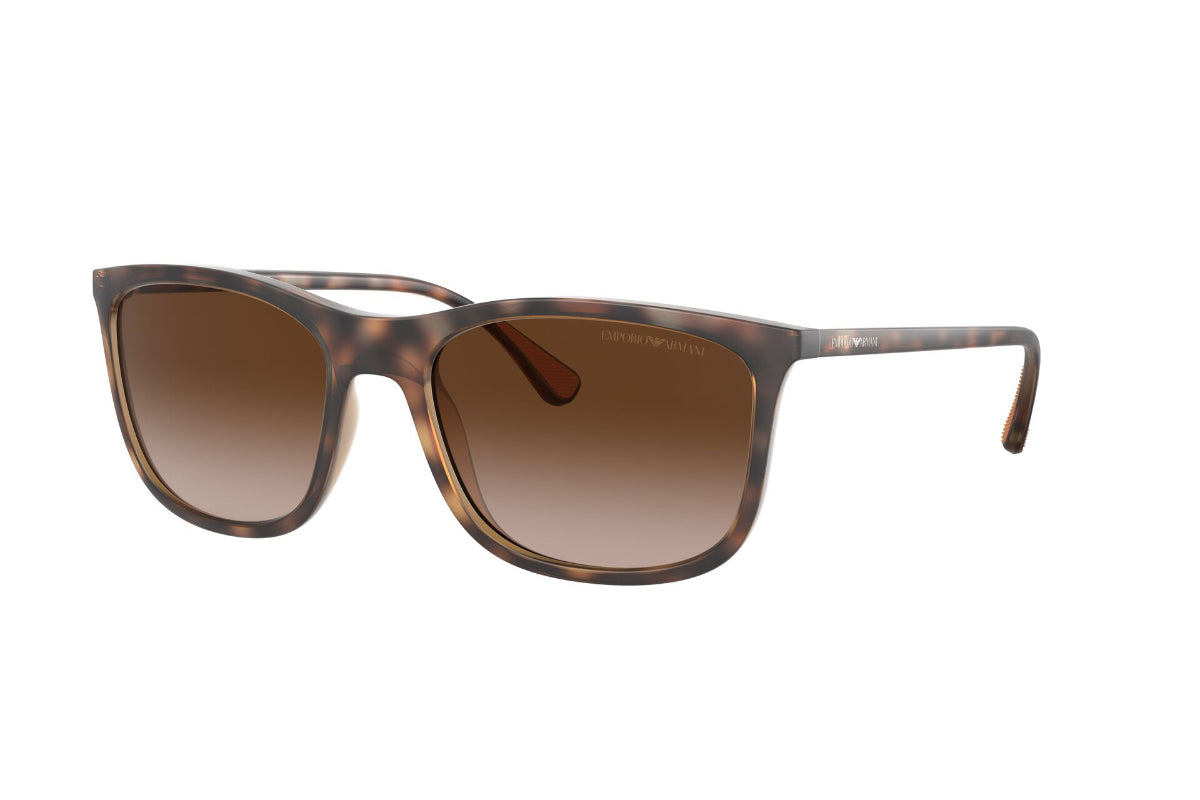 Lentes De Sol Matte Havana Emporio Armani