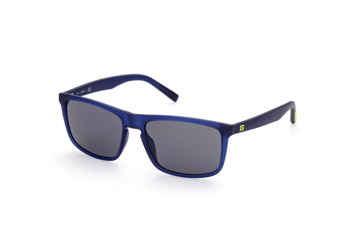 Lentes de Sol Azul Mate Guess