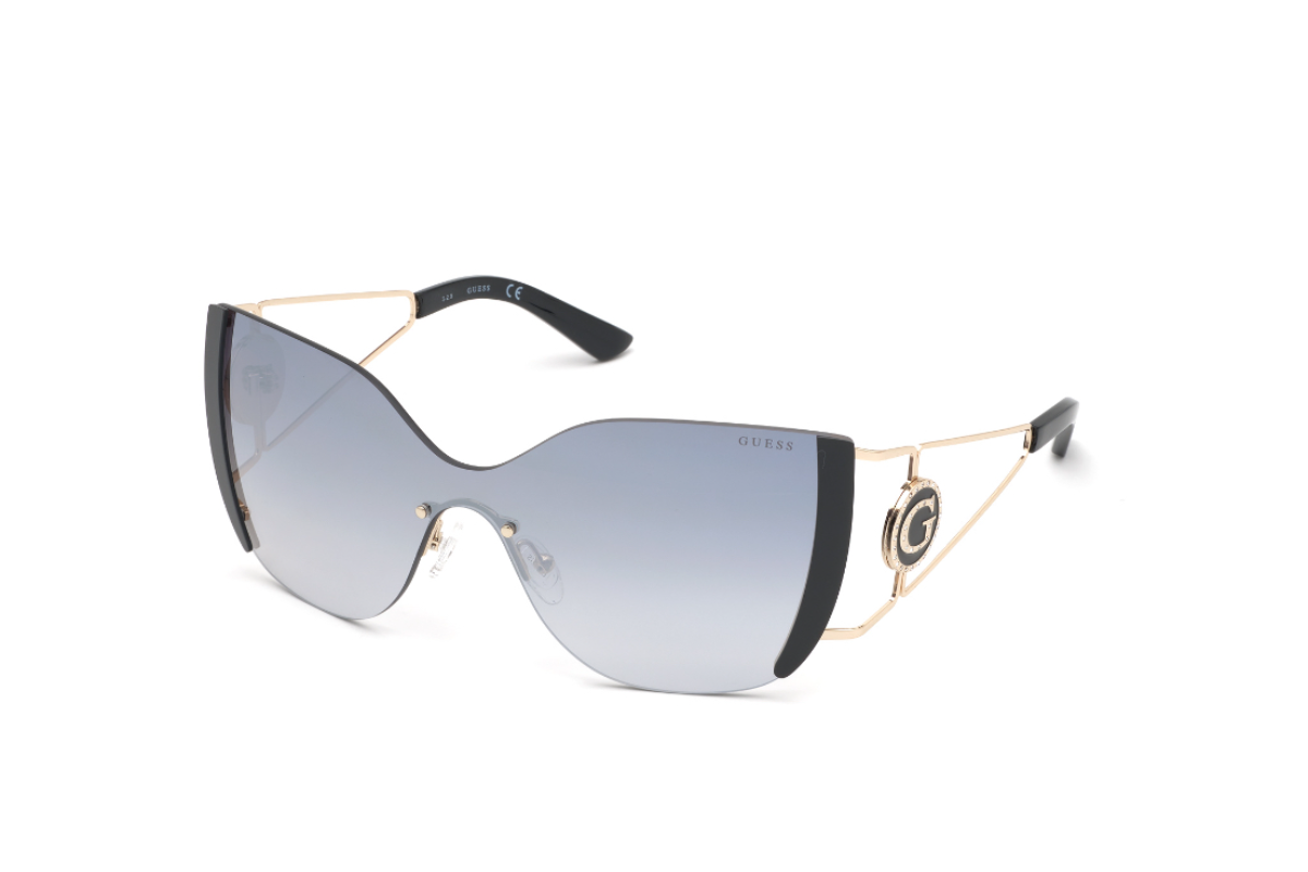 Lentes de Sol Gris Espejado Guess