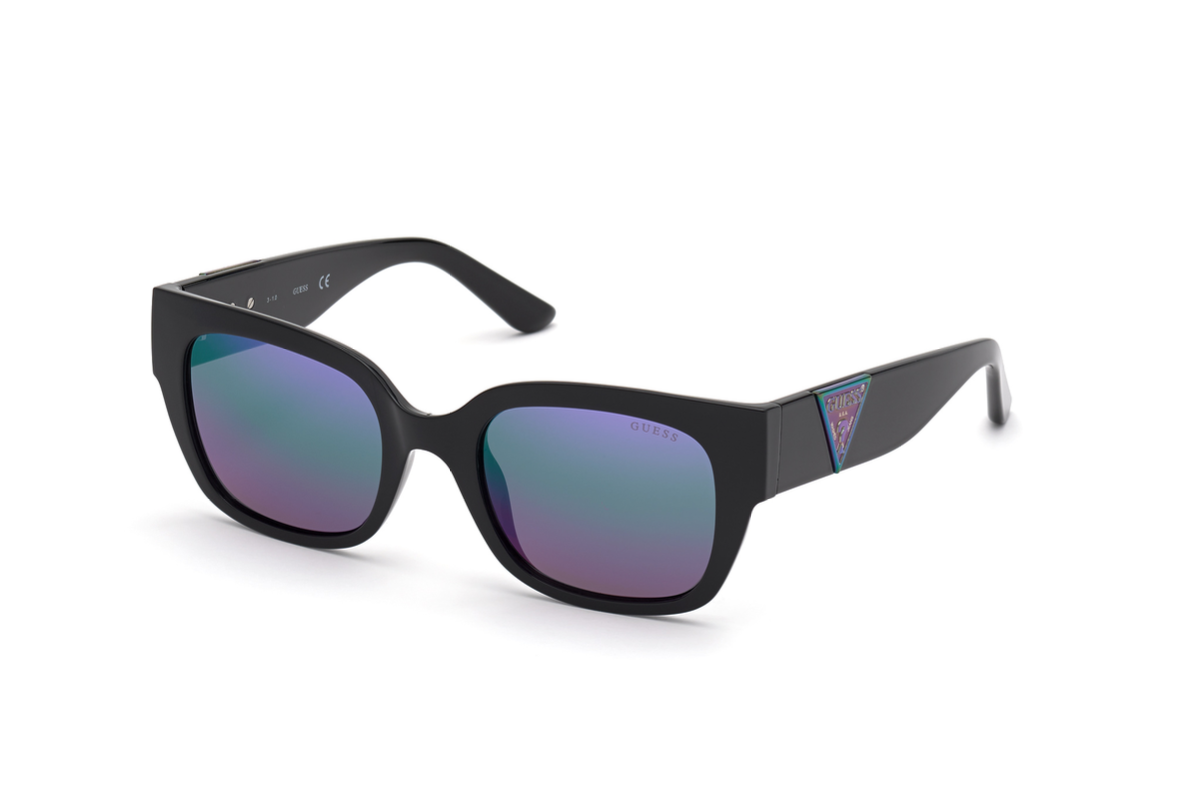 Lentes de Sol Negro Brillo Guess