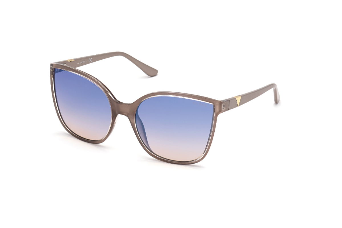 Lentes de Sol Azul Espejado Guess