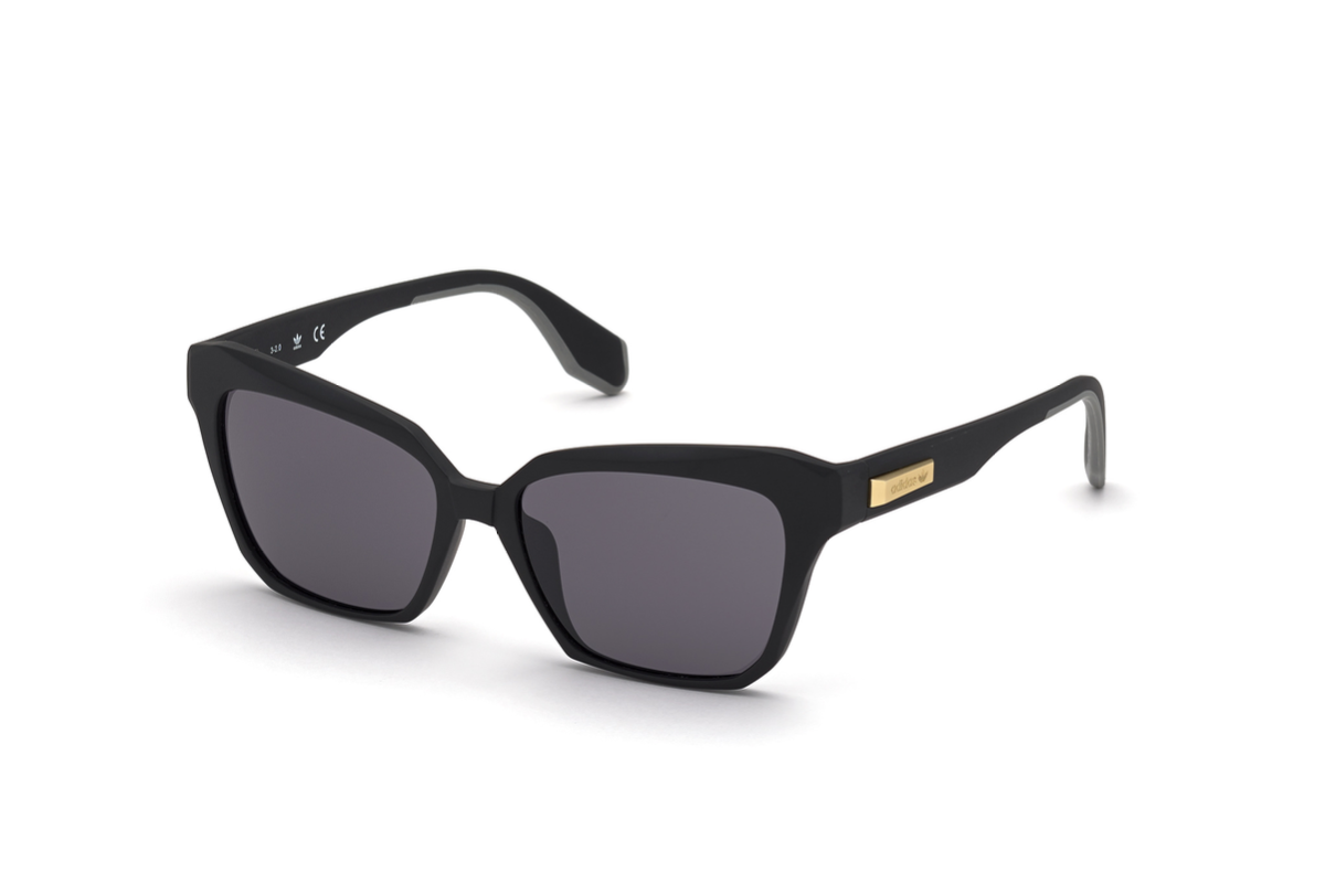 Lentes de Sol Negro Mate Gris Adidas Original