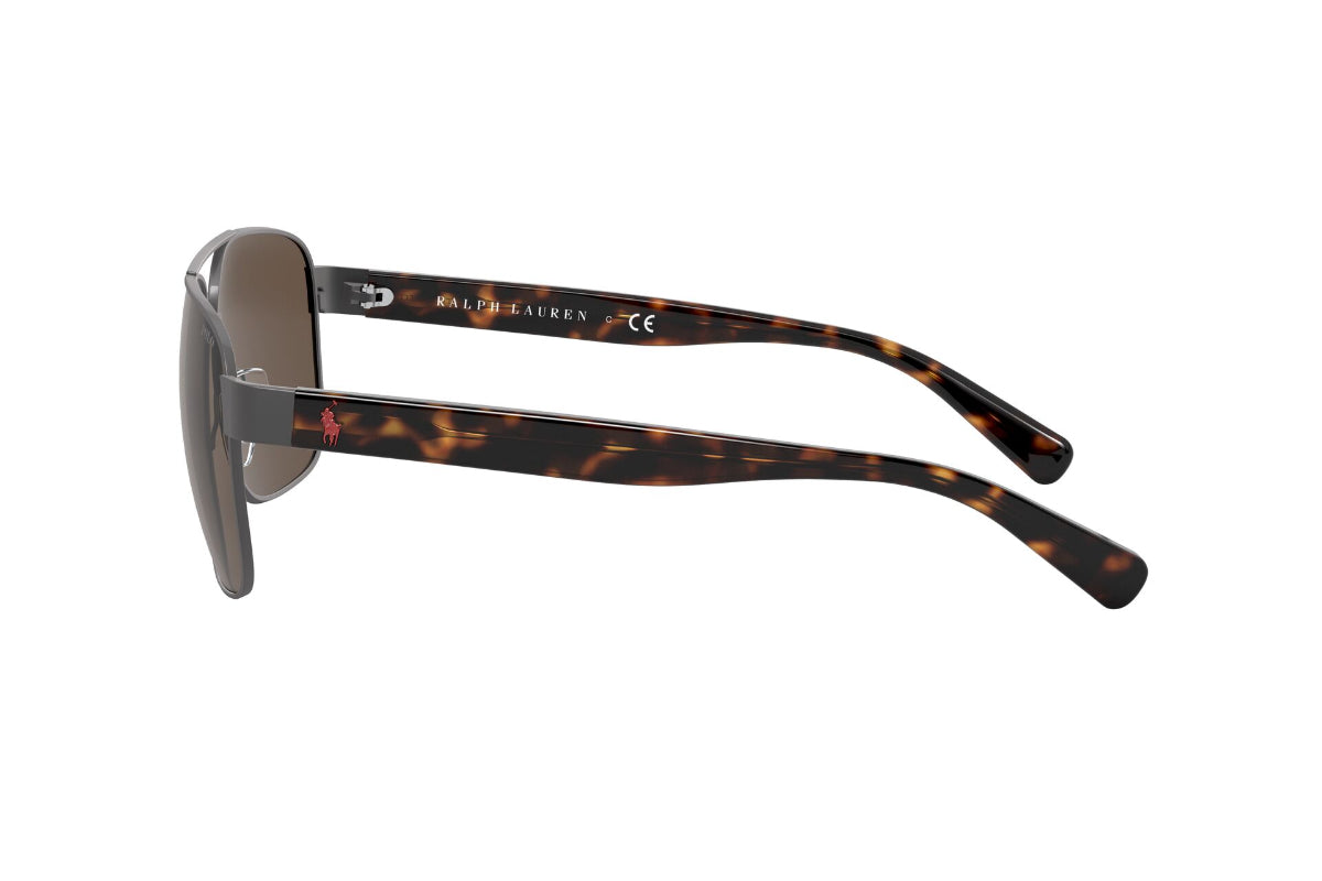 Lentes de Sol Semi Shiny Dark Gun Metal  Polo