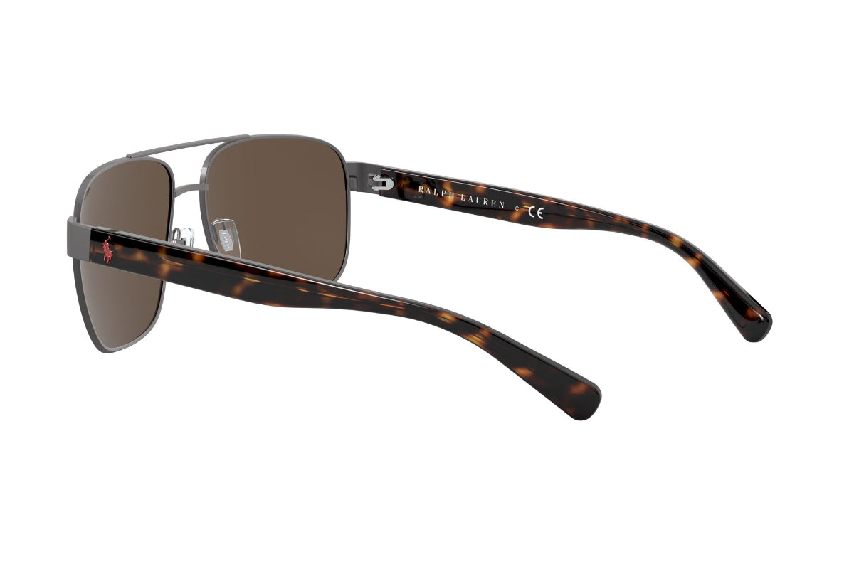 Lentes de Sol Semi Shiny Dark Gun Metal  Polo