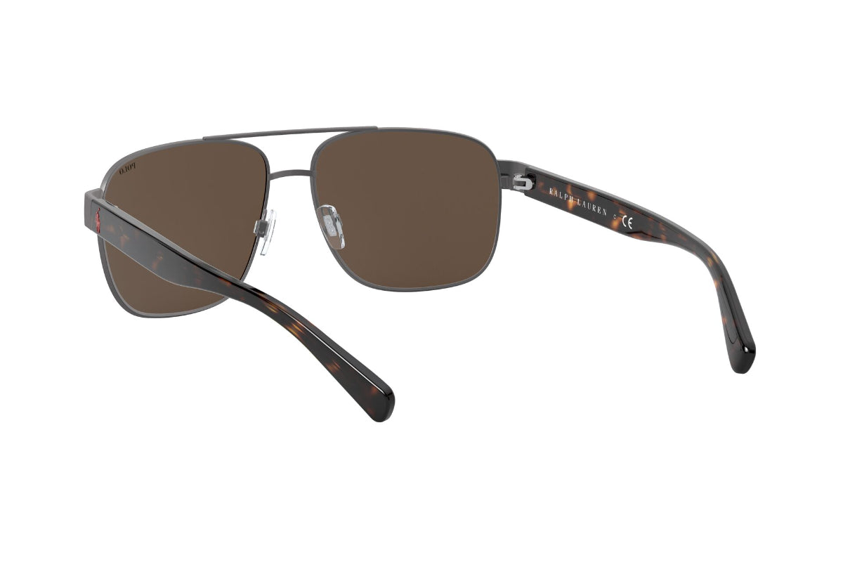 Lentes de Sol Semi Shiny Dark Gun Metal  Polo