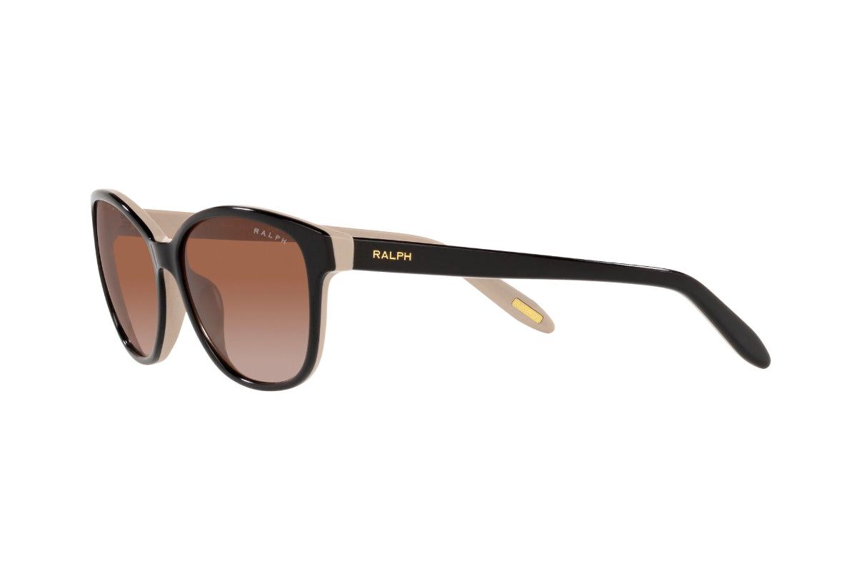 Lentes de Sol Shiny Black On Nude  Ralph