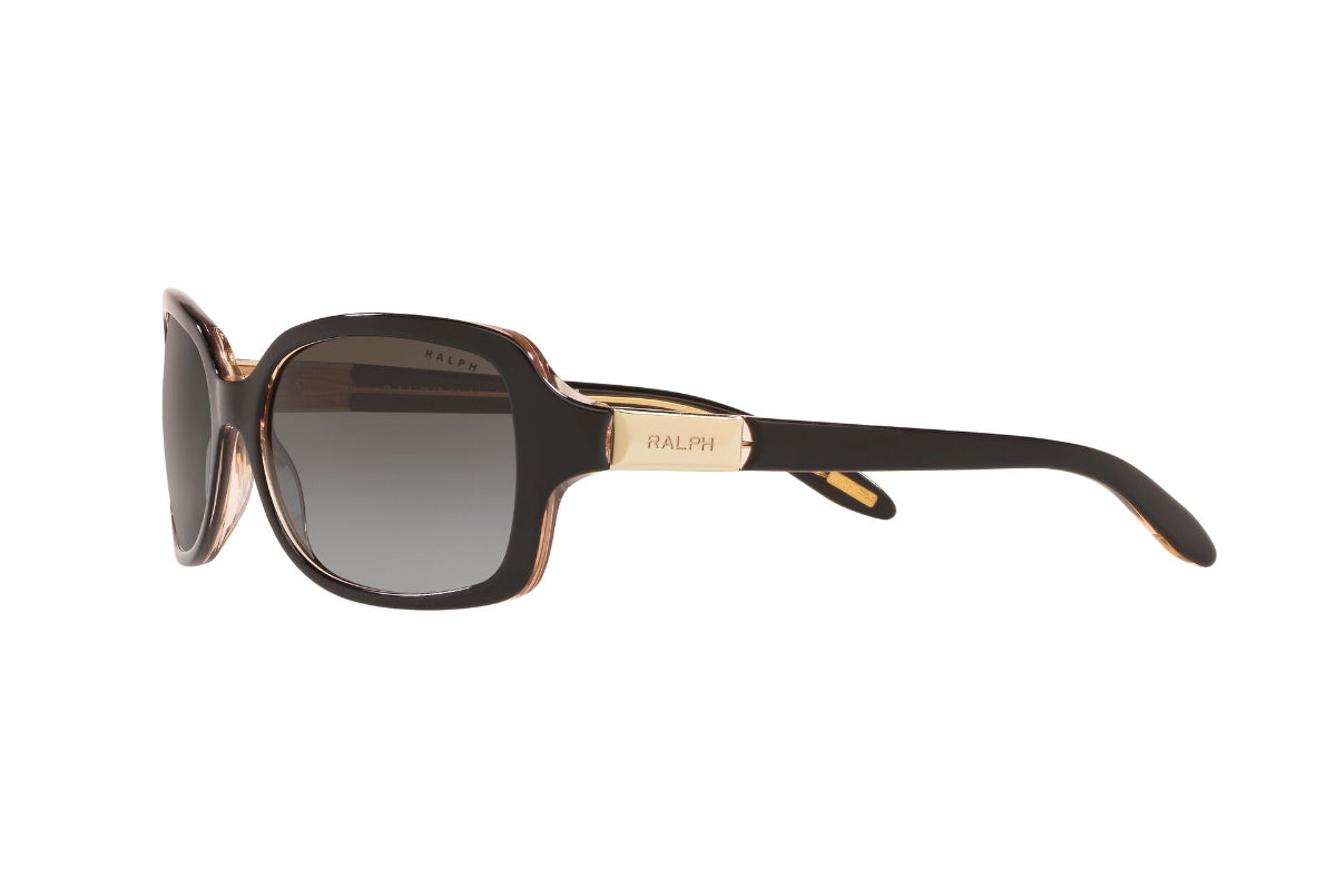 Lentes de Sol Shiny Black On Transp Brown  Ralph