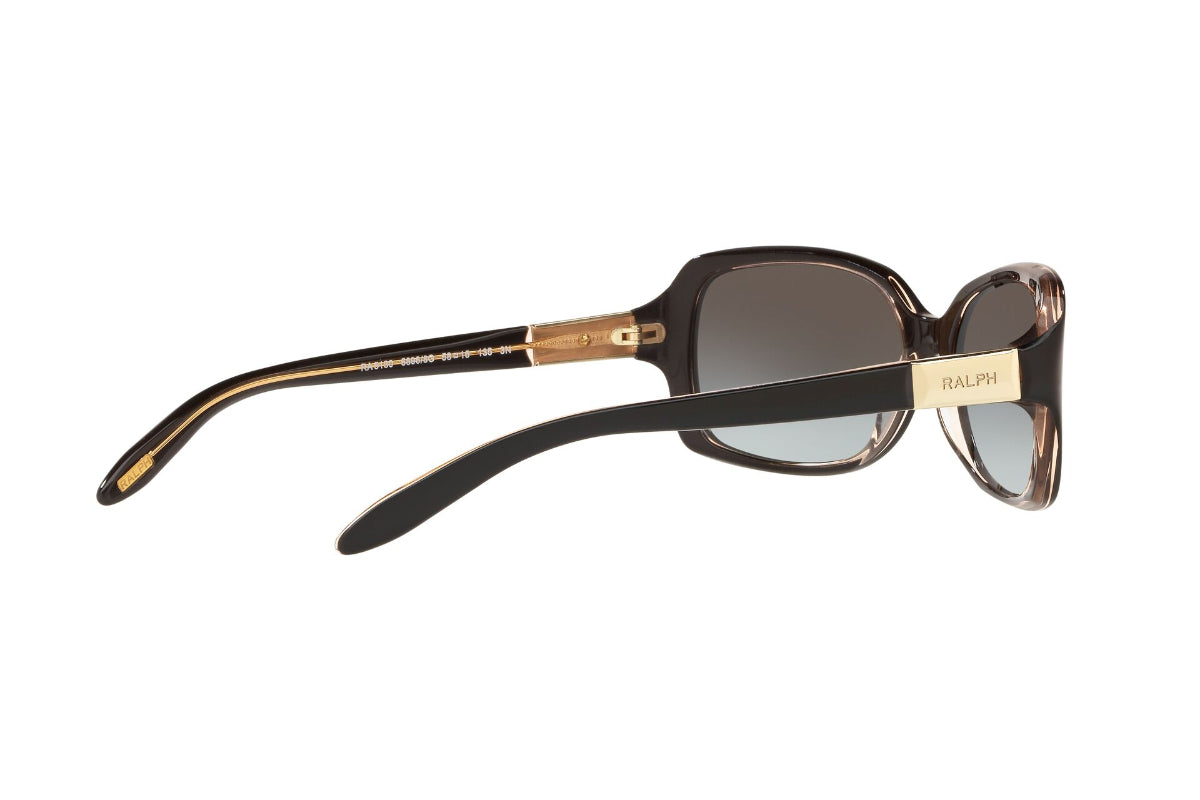 Lentes de Sol Shiny Black On Transp Brown  Ralph