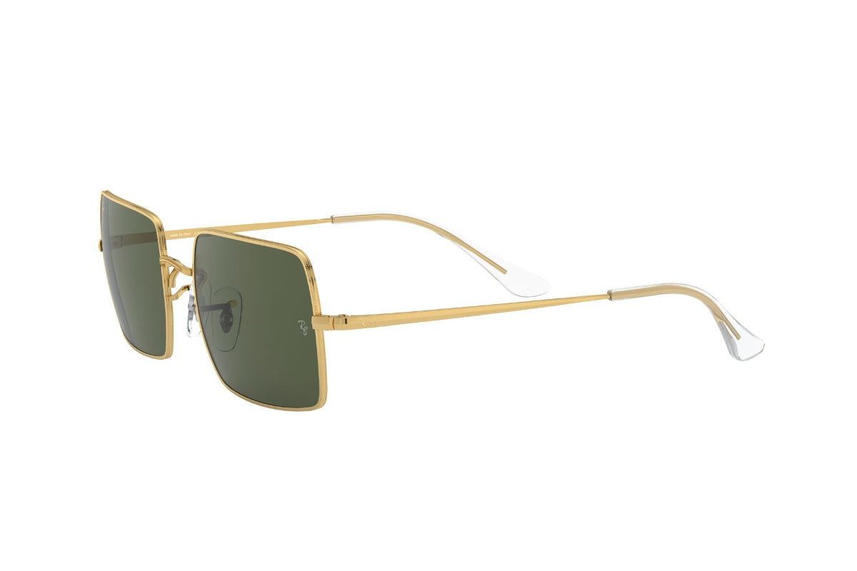 Lentes de Sol Rectangle Gold Green Ray-Ban