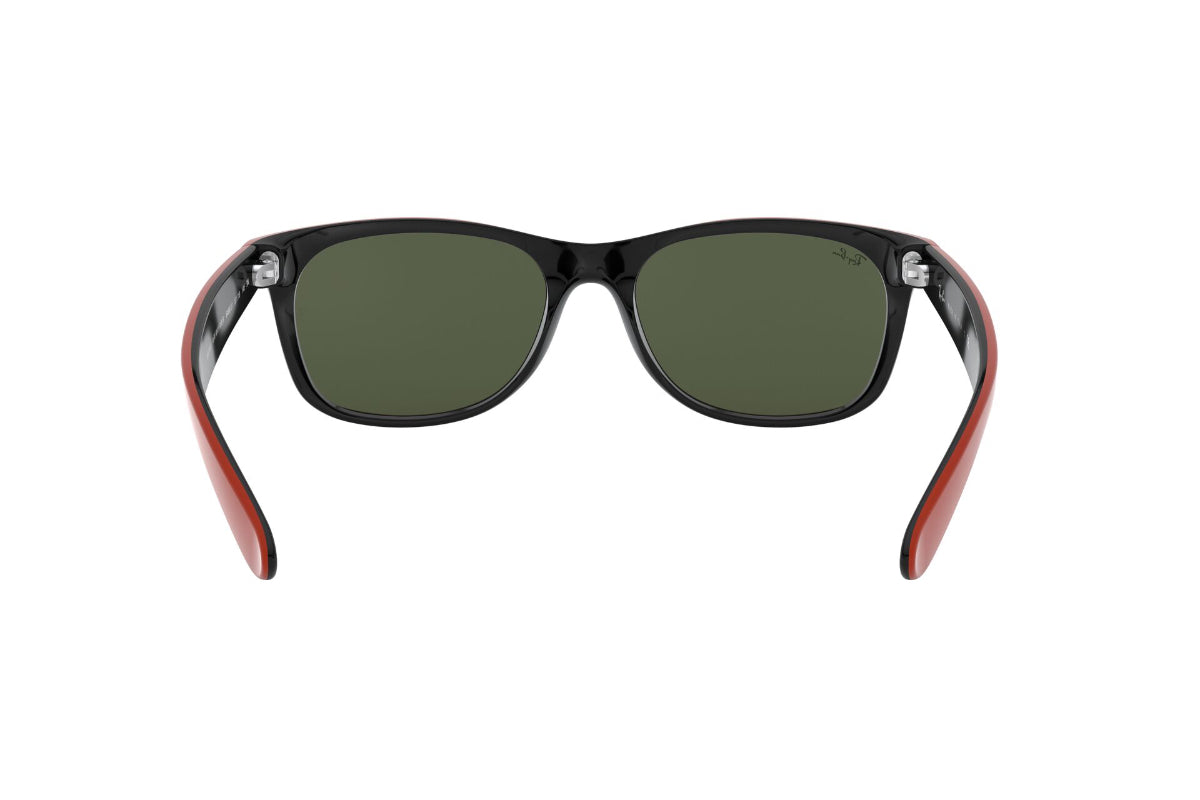 Lentes De Sol New Wayfarer Rubber Red On Black Ray-Ban