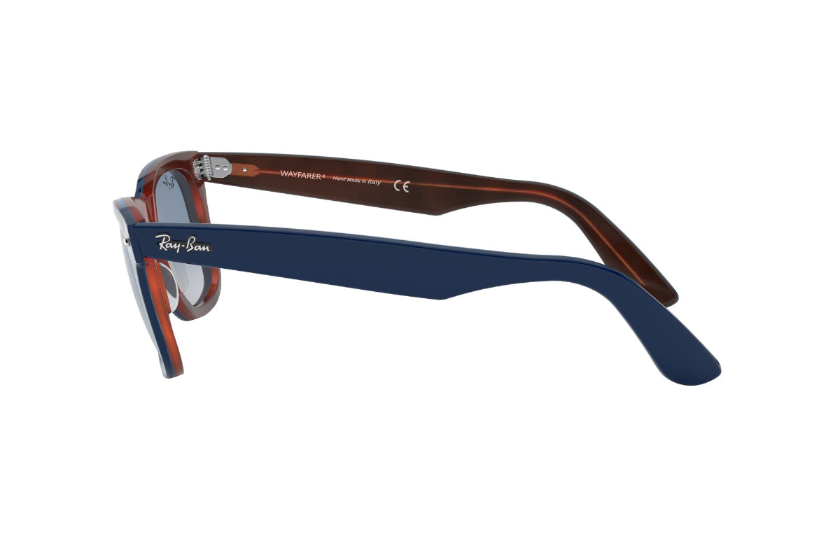 Lentes de Sol Wayfarer Blue On Red Havana Ray-Ban