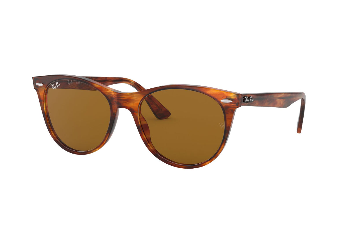 Lentes de Sol Wayfarer II Stripped Havana Ray-Ban