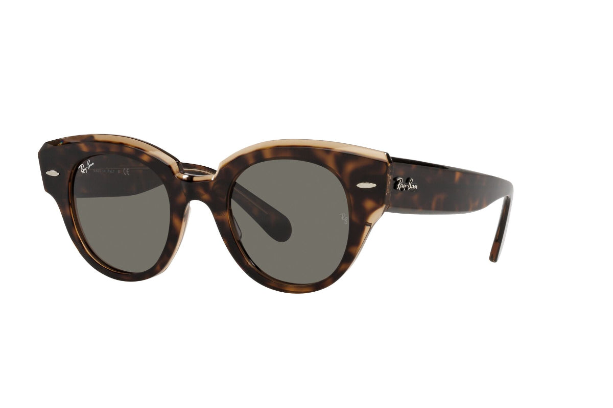 Lentes de Sol Roundabout Havana On Brown  Ray Ban