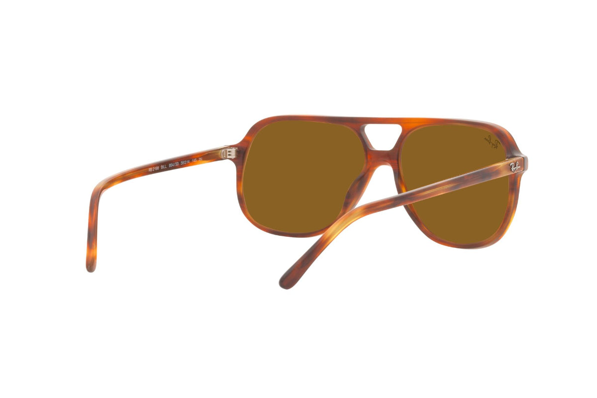 Lentes de Sol Bill Striped Havana Ray-Ban