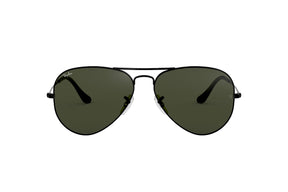 Lentes de Sol Aviator Black Green Ray-Ban