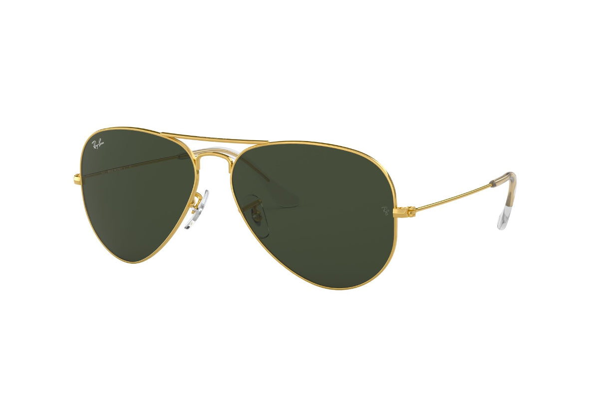 Lentes de Sol Aviator Gold Green Ray-Ban