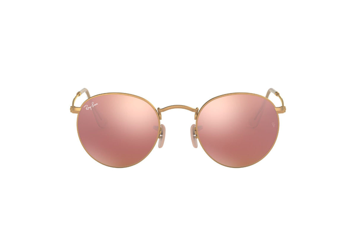 Lentes De Sol Round Metal Dorado Ray-Ban