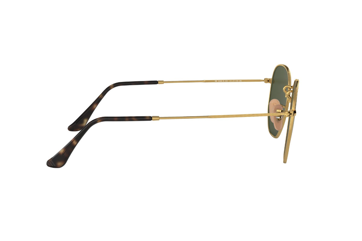 Lentes de Sol Hexagonal Gold Green Ray-Ban