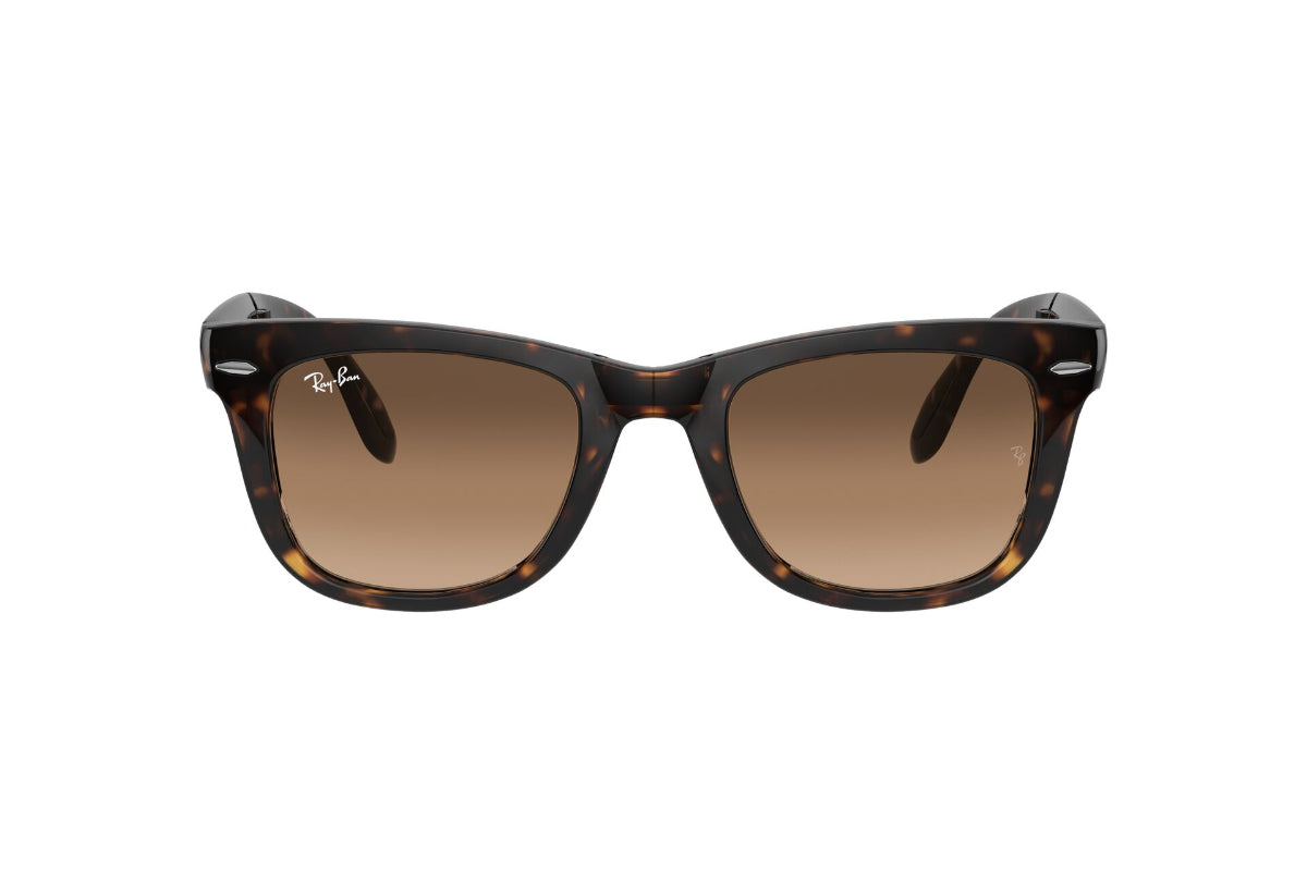 Lentes de Sol Wayfarer Folding Havana Ray-Ban